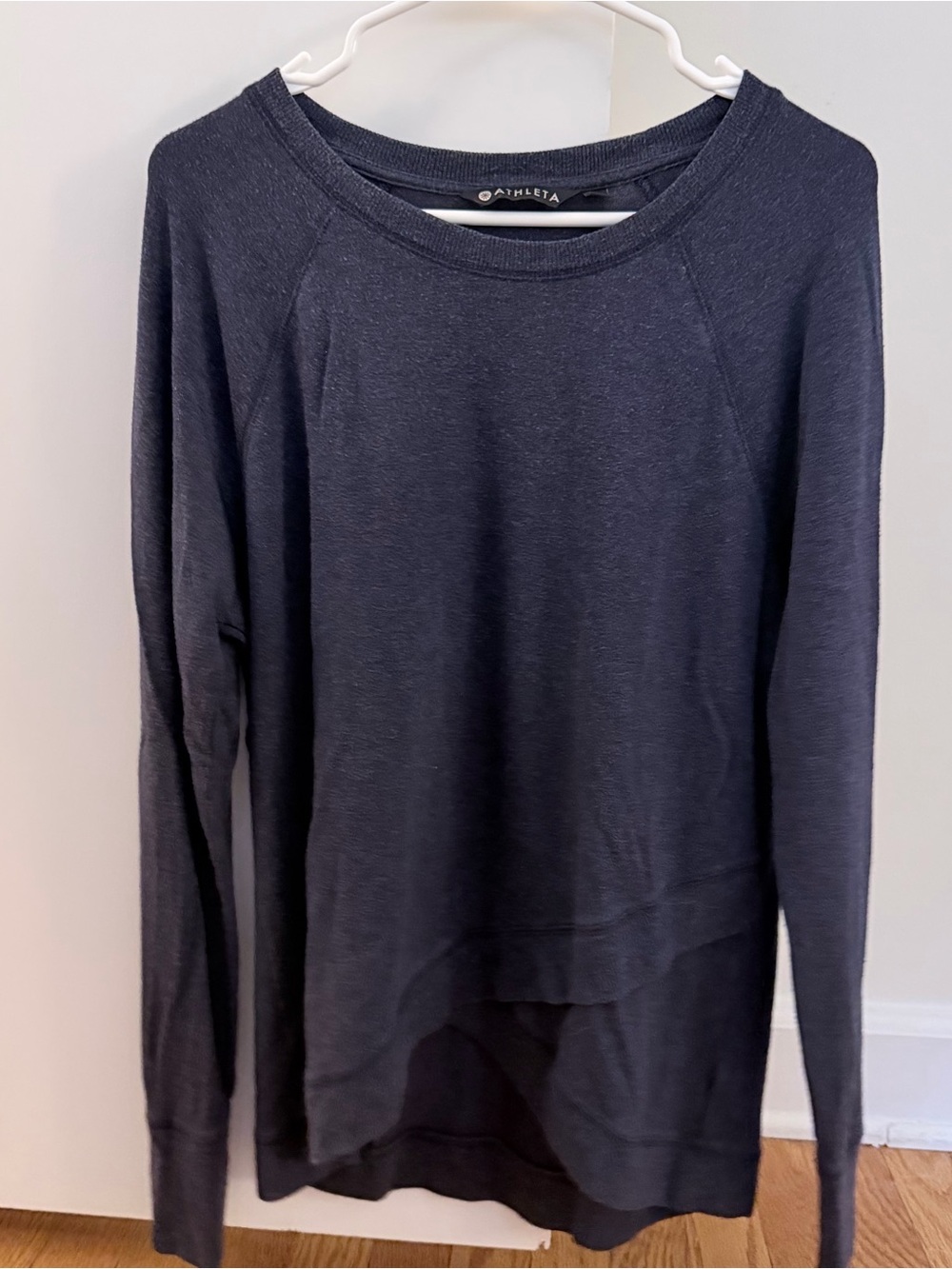 Athleta Criss Cross Sweatshirt - Navy